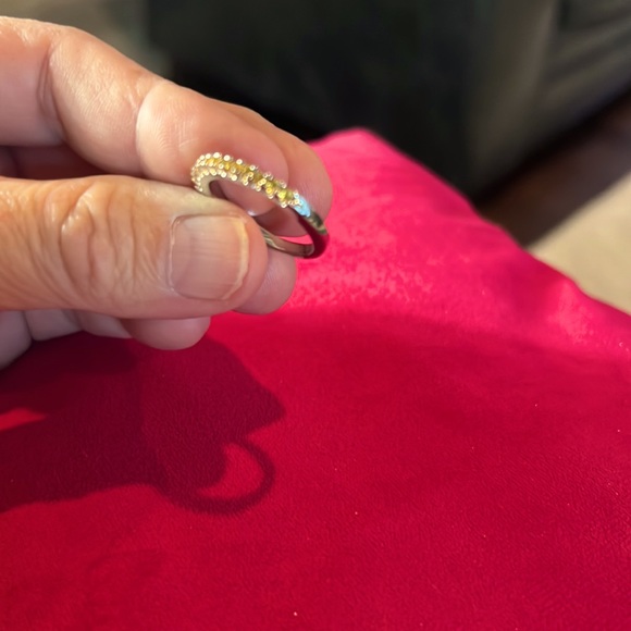 Sterling silver citrine ring one Sz 8 and one 9 nwot - Picture 5 of 7